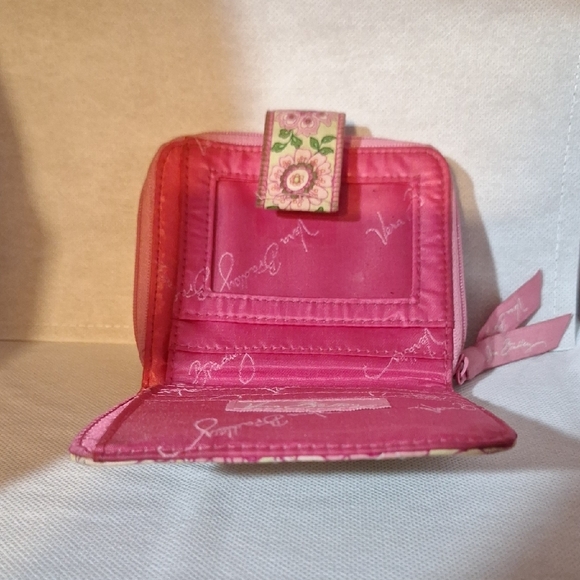 Vera Bradley Floral Pink Wallet - Picture 5 of 9